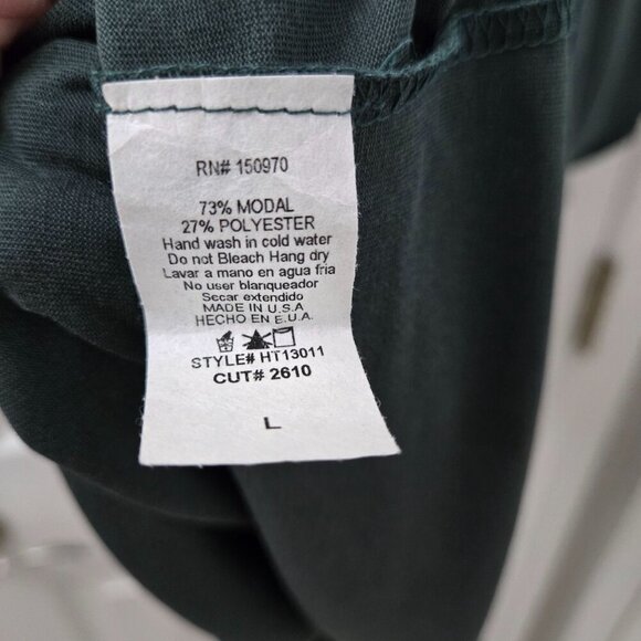 Hummingbird Tamalia Cupro Off-The-Shoulder Knit‎ Top Womens Large Green Summer - Picture 7 of 9